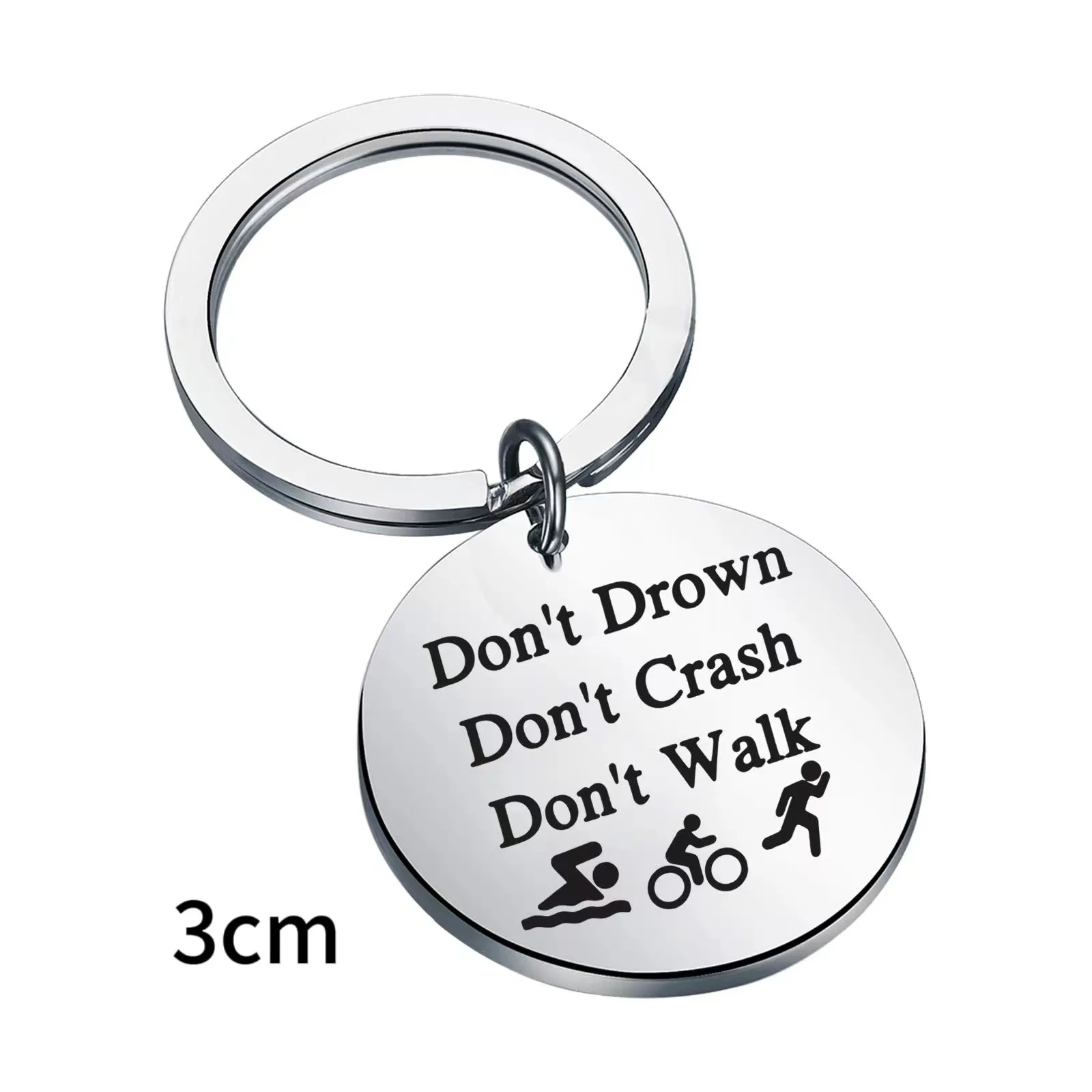 Стальной брелок для ключей не утонуть