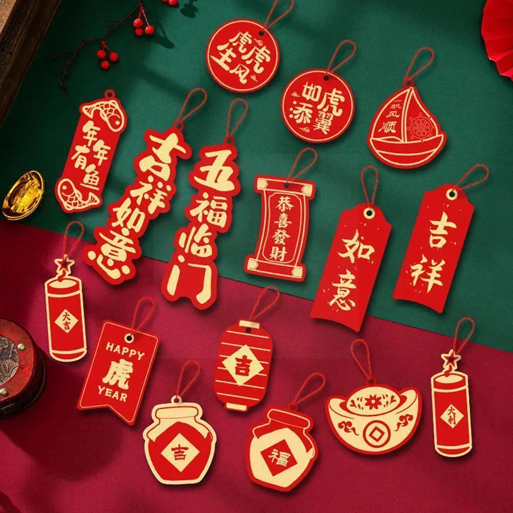 

2022 украшение на китайский новый год, подвеска, украшения на праздник весны, реквизит в новогоднем стиле, китайское украшение, новинка Z0w1 под...