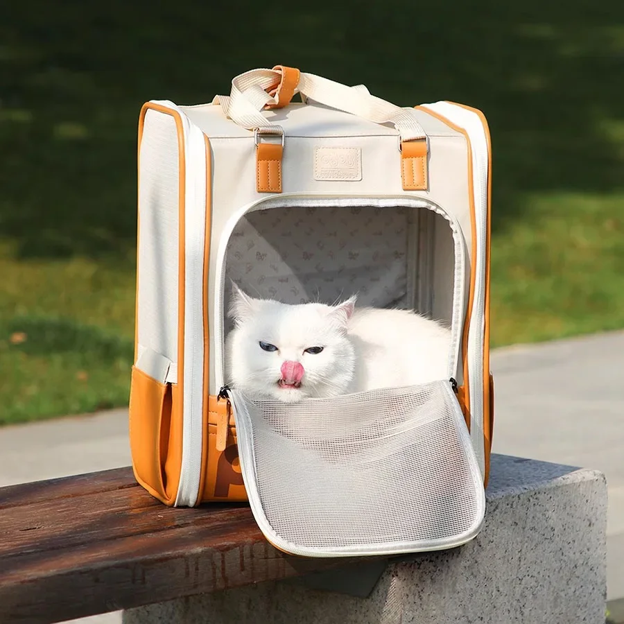 Сумка с милым котом рюкзак для девушек дорожная уличная сумка кошкой портативная