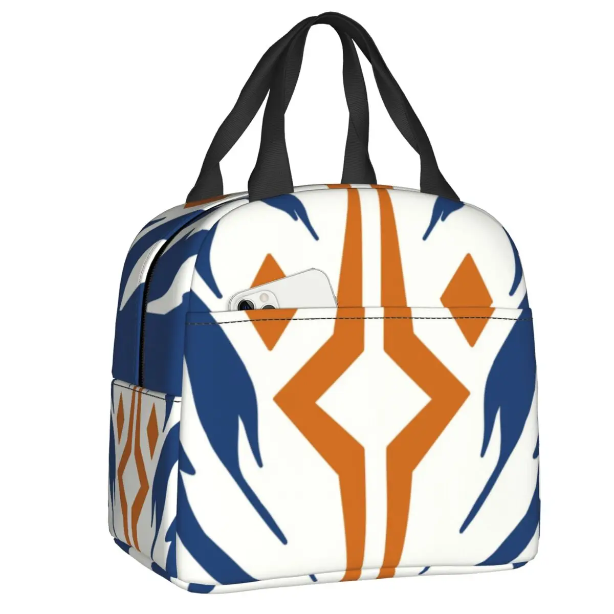 

Fulcrum Ahsoka Tano сумка для ланча, научный Племенной многоразовый кулер для еды, термоконтейнер для ланча для женщин