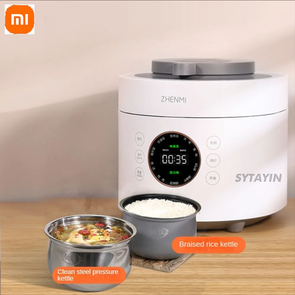 

XIAOMI Electric Rice Cooker Pressure Cooker Intelligent Non-Stick Household Small Cooking Machine Multi-function Pressure Cooker