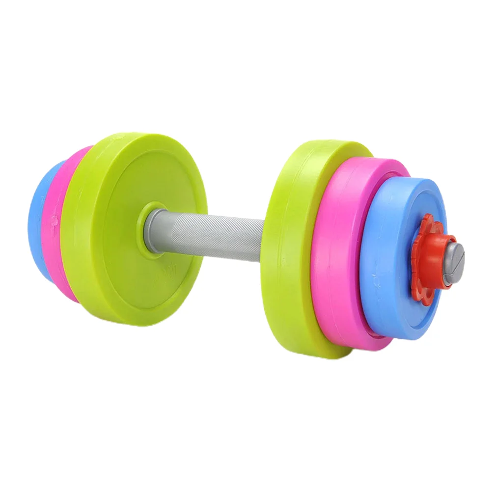 

1 Set Kids Ergonomic Dumbbell Adjustable Children Morning Exercise Barbell