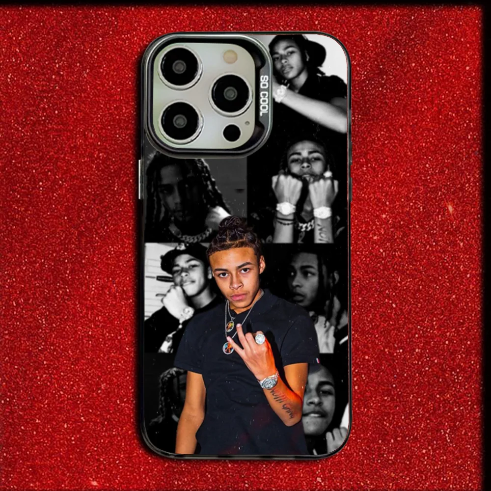 Чехол для телефона DD O-Osama Rapper iPhone 16 15 14 13 12 11 Mini Pro MAX Grey матовый противоударный