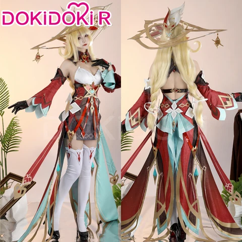 Косплей костюм Алиса Genshin Impact DokiDoki-R Klee женский