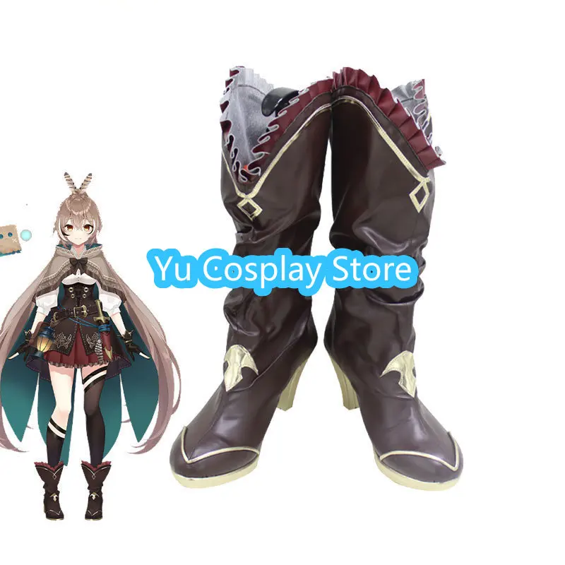 Сапоги для косплея Nanashi Mumei сапоги Youtuber Vtuber обувь Хэллоуина карнавала реквизит