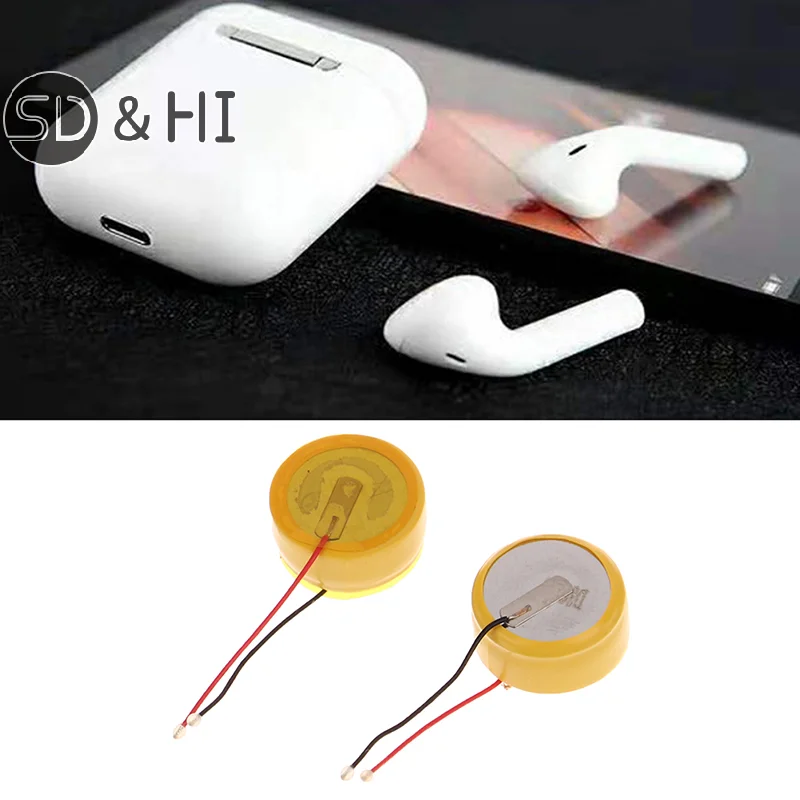 Перезаряжаемый литиевый аккумулятор высокой емкости A3 60 мАч CP1254 LIR1254 3 6 В для