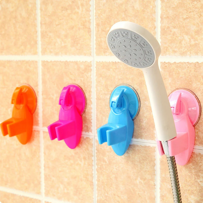 

1pcs Bathroom Bracket Powerful Suction Shower Seat Chuck Holder Strong Attachable Shower Head Holder