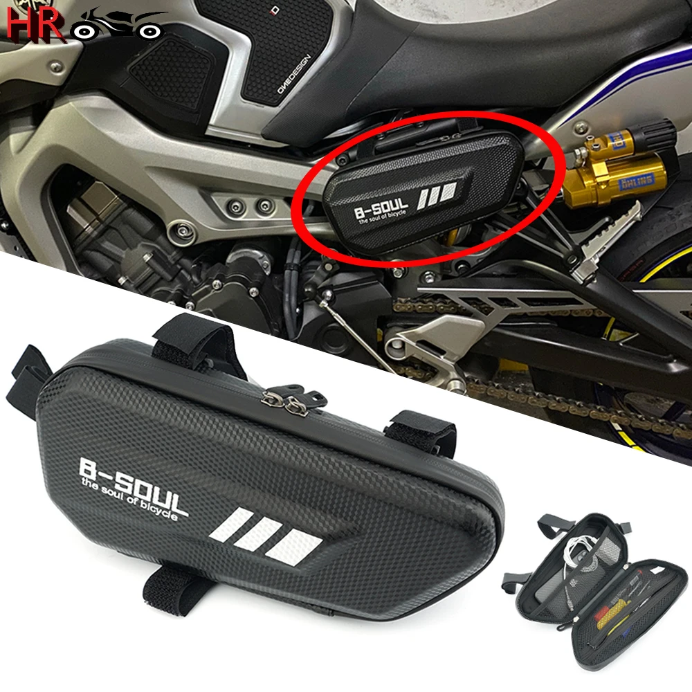 

2022 для Yamaha Tmax500 Tmax530 Tmax560 TMAX T-max 500 530 560 модификация мотоцикла жесткий корпус водонепроницаемый треугольный боковой мешок