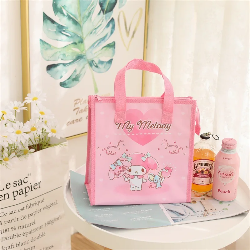 Аниме Cinnamoroll Purin Dog Kuromi My Melody Kt Cat Портативная сумка для хранения Kawaii милый