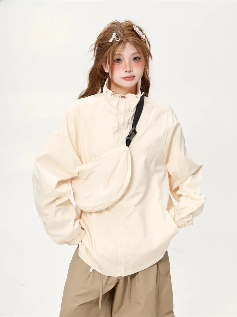 Американская винтажная шикарная черная бесплатная сумка с воротником-стойкой