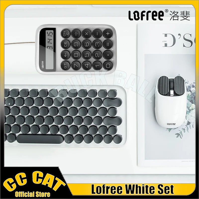 

Lofree механическая клавиатура беспроводная клавиатура и мышь набор 79 клавиш 2 режима Проводная Bluetooth беспроводная клавиатура аксессуары для ноутбука