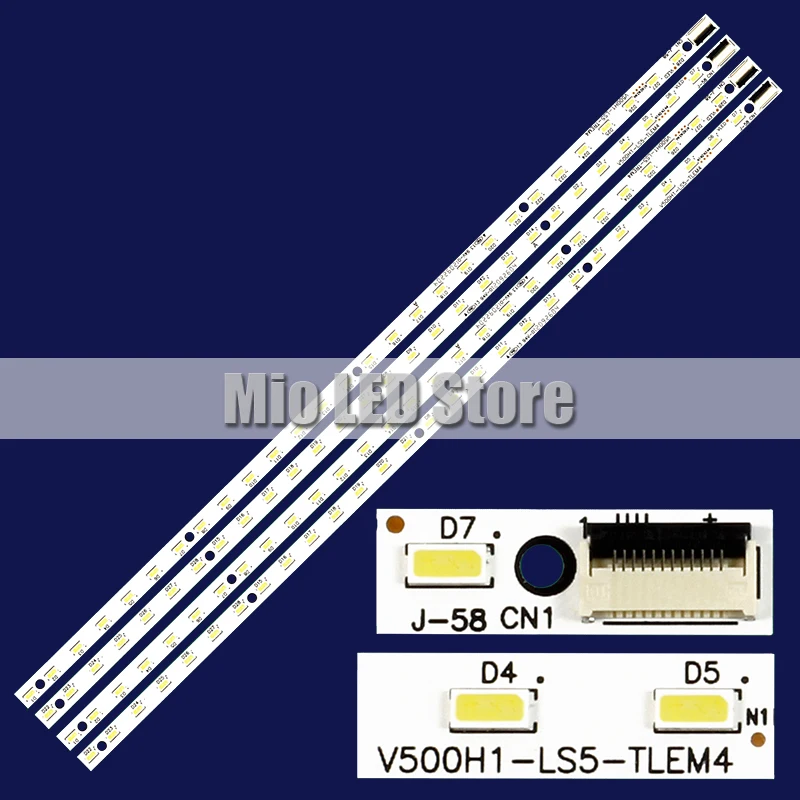 

4 шт./лот Светодиодная лента для SONY KDL-50EX645 4A-D078708 D078707 D071072 V500HK1-LS5 TREM4 TLEM6 TREM6