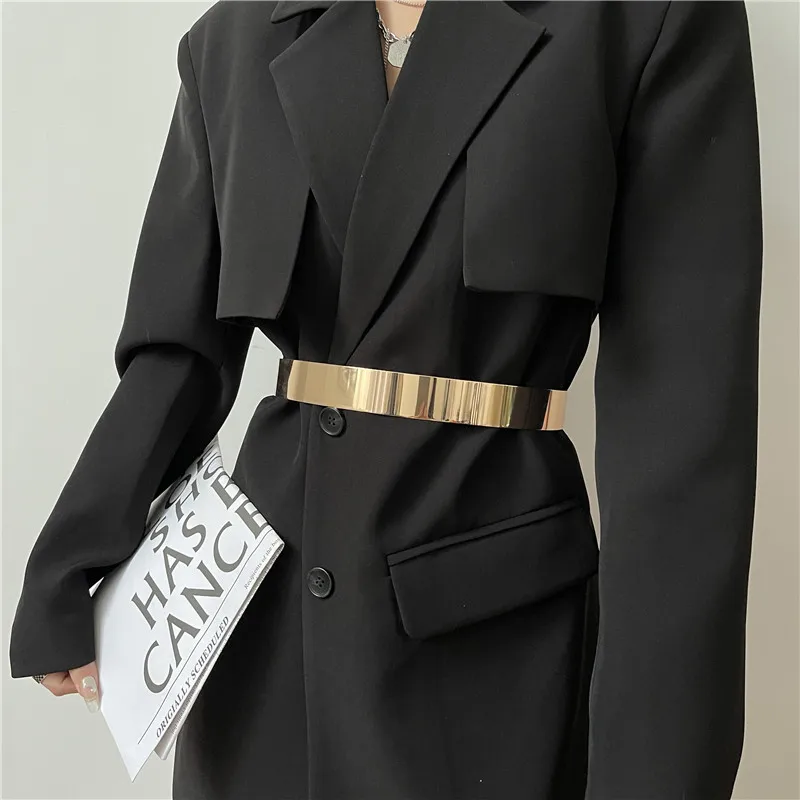 Европейский и американский металлический пояс женское декоративное платье со