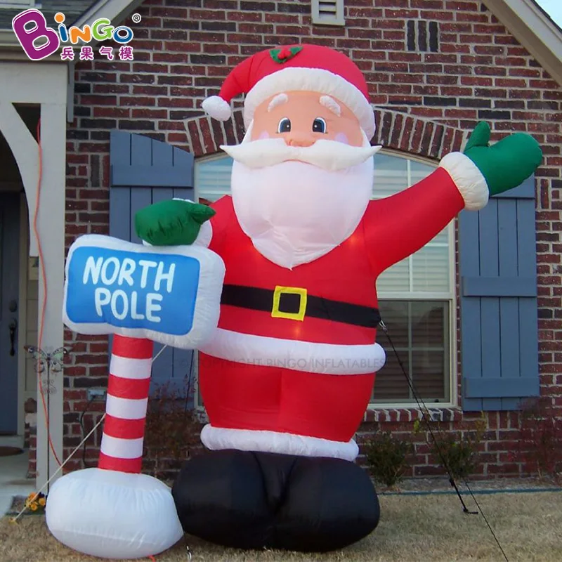 

Giant 3.5m/11.5ft Height Inflatable Santa Claus Balloon With Custom Text For Christmas Decoration Inflated Santa Xmas Toys