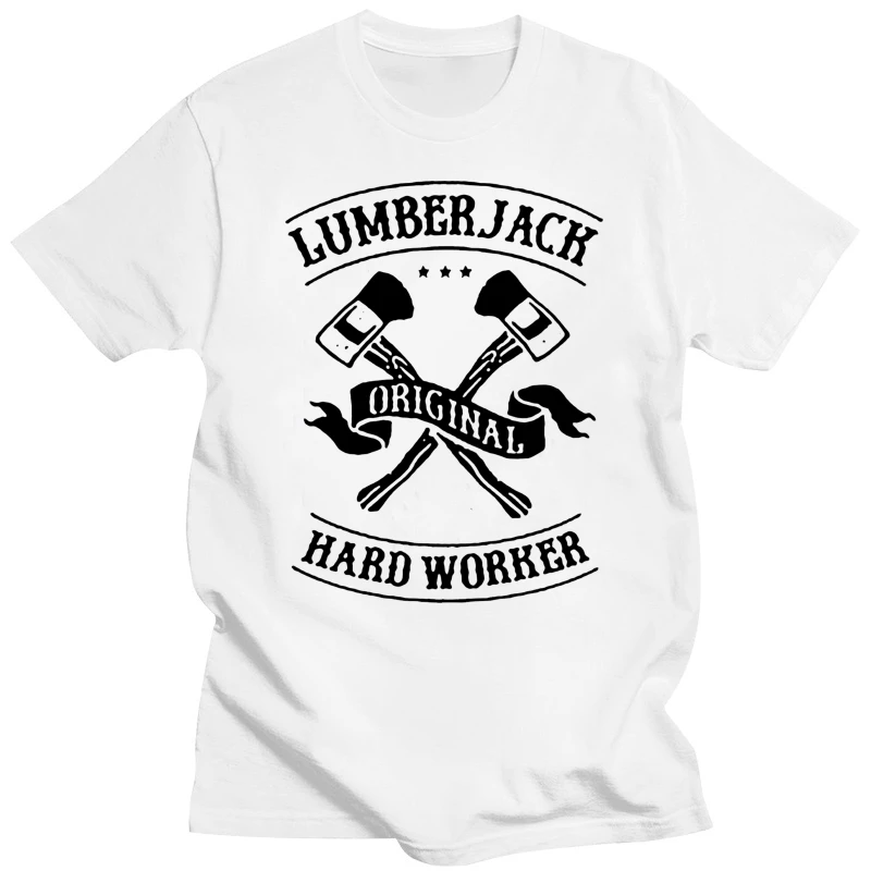 

Мужская футболка с принтом Lumberjack Worker Jack Axe