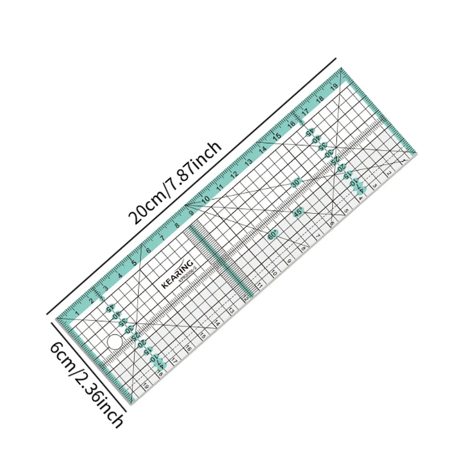 Измерительная швейная линейка Многофункциональная прозрачная для кожи