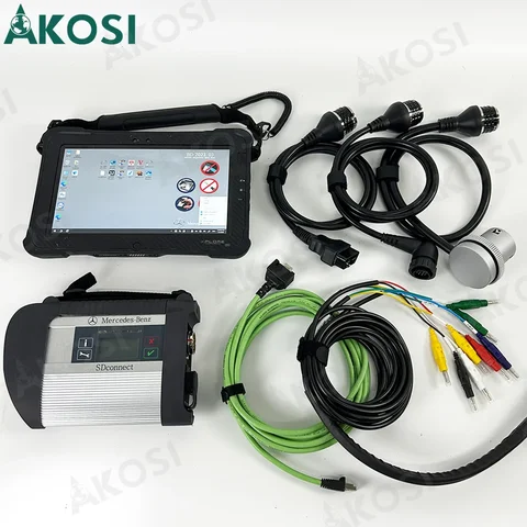 Диагностический сканер Mb Star C4 Obd2, диагностический инструмент MB Star C4 с поддержкой OBD, Wi-Fi и Doip для Mercede-s B-enz