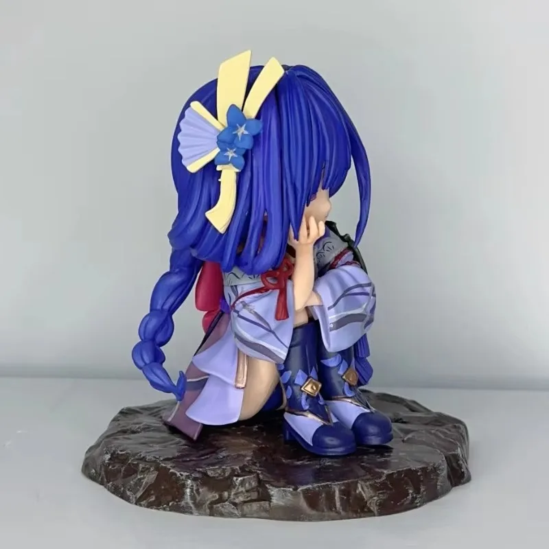 Genshin Impact Аниме Фигурки Yoimiya Raiden Shogun Naganohara Yae Miko Q Версия ПВХ Модель Decora Куклы