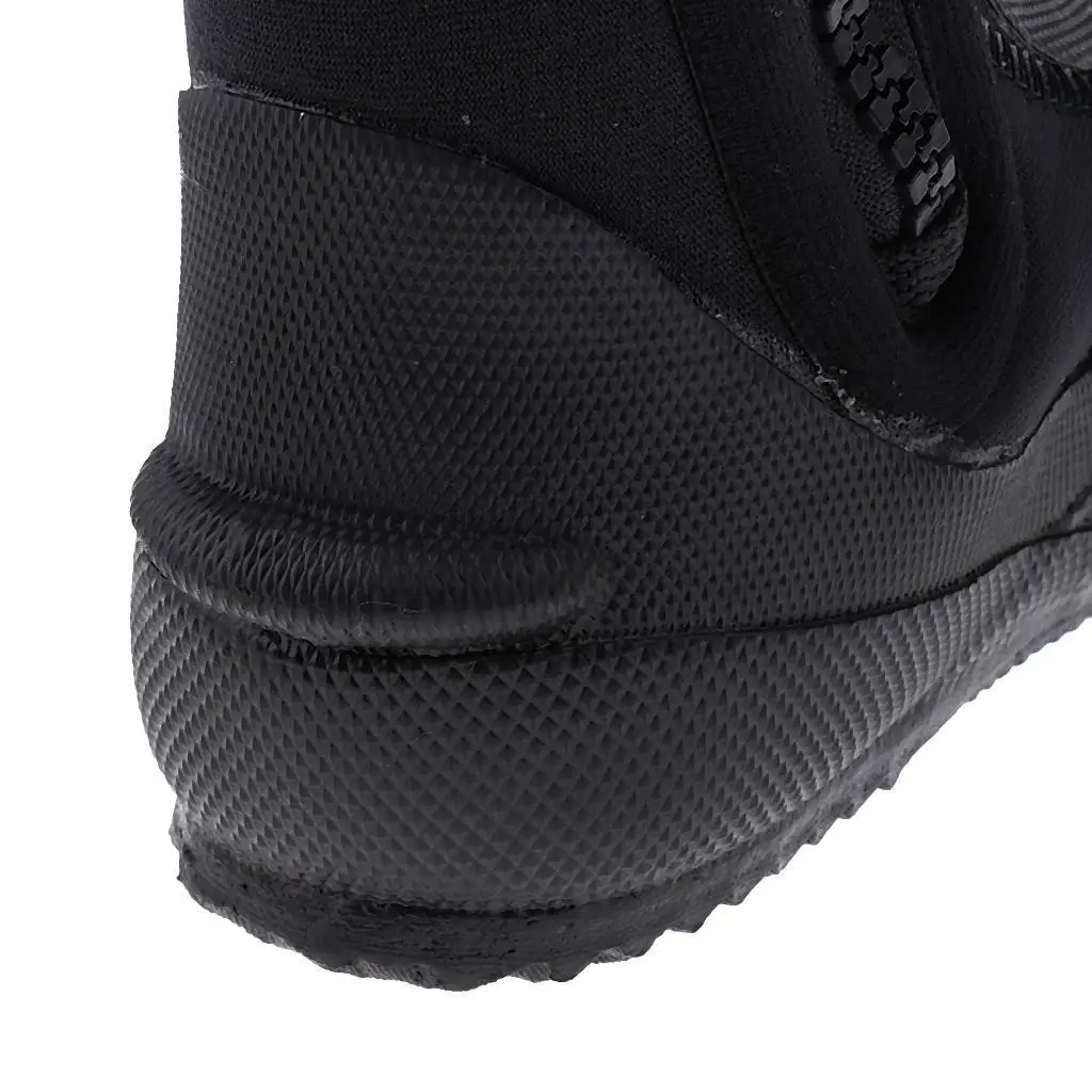 

Wetsuits Neoprene 5mm Hi Cut Zipper Boot Snorkeling Diving Boots 2XL 45-46
