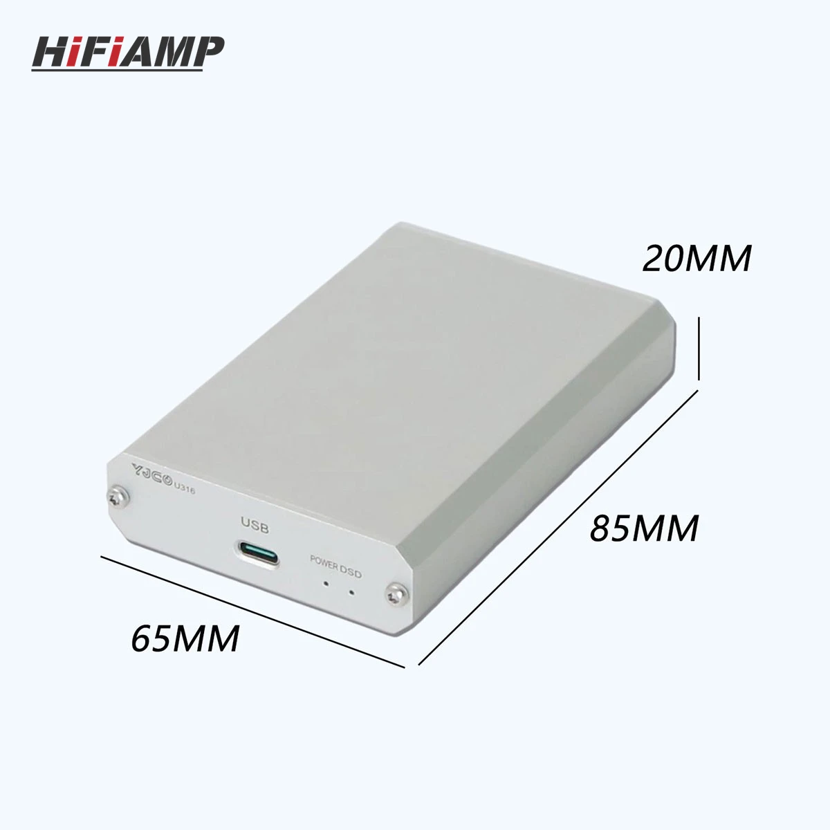 HiFiAMP U316 Усовершенствованный USB-декодер ES9039Q2M HiFi DAC JRC5532D Операционный усилитель XU316 Цифровой интерфейс для XMOS (art.: 3920dd2f24f64) - 3920dd2f24f64