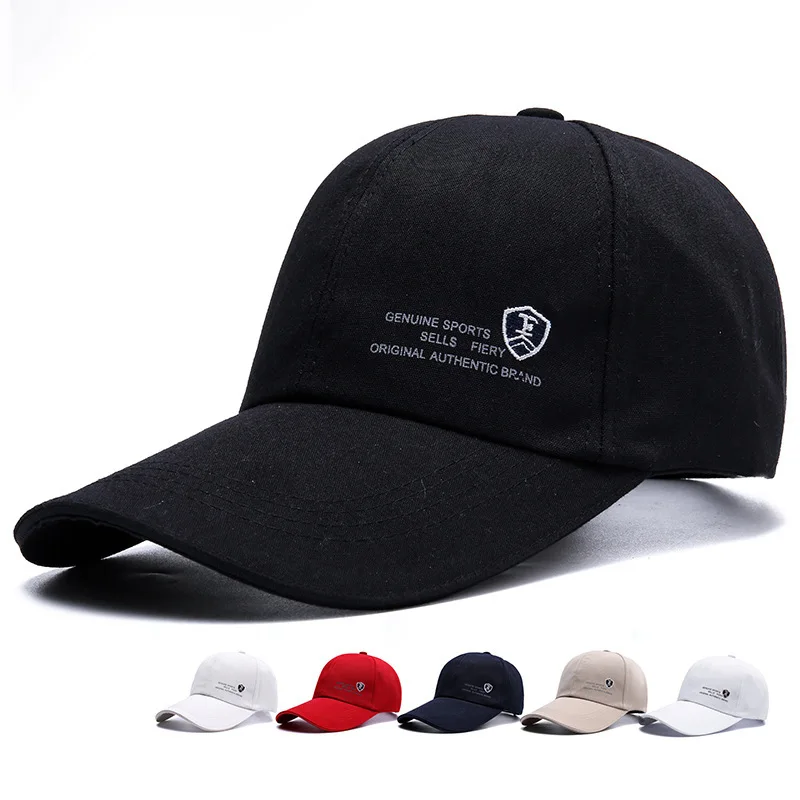 

Hat Peaked Cap Spring and Summer Men's Baseball Cap Sun-Proof Breathable Women's Casual Hat Fishing Lengthened Brim Tide