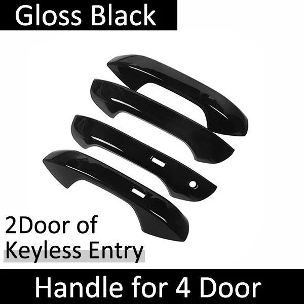 

4x для Cupra Formentor 2020 2021 2022, глянцевые черные хромированные наклейки на дверную ручку из углеродного волокна, накладка, автомобильные аксессуары