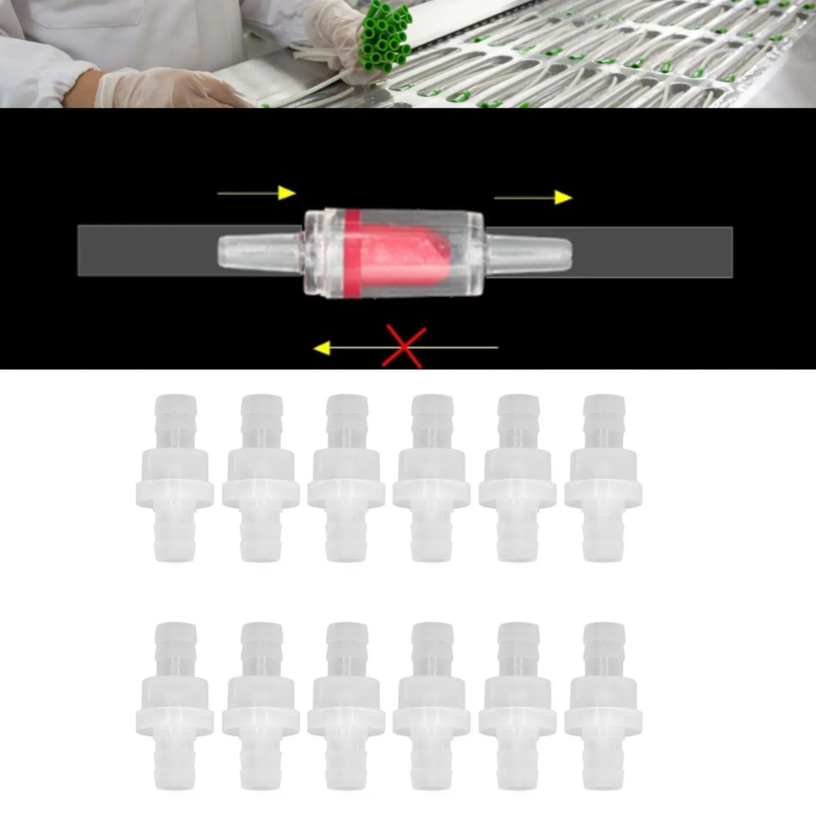 12 шт. Аквариумный обратный клапан сопротивление озону маслостойкий