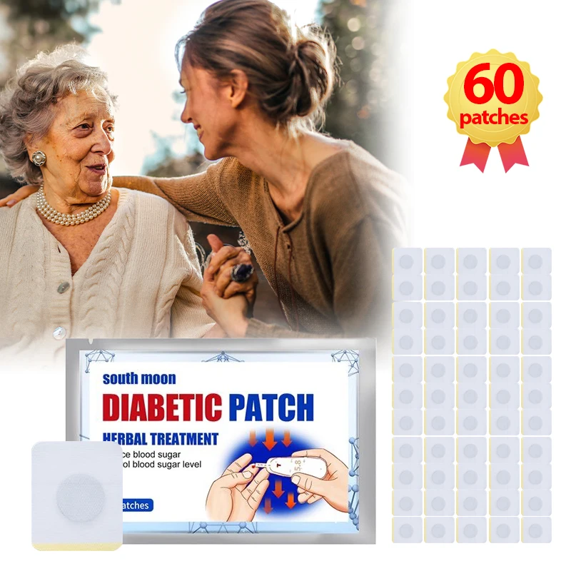 60 шт. пластыри для диабетиков снижения уровня сахара в крови