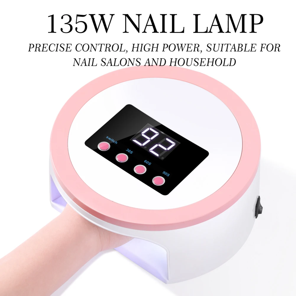 

Nail Quick Dryer Detachable Base Design Nail Lamp Curing Gel Nail Polishwith Touch Screen for Home Use DIY Manicure Tools