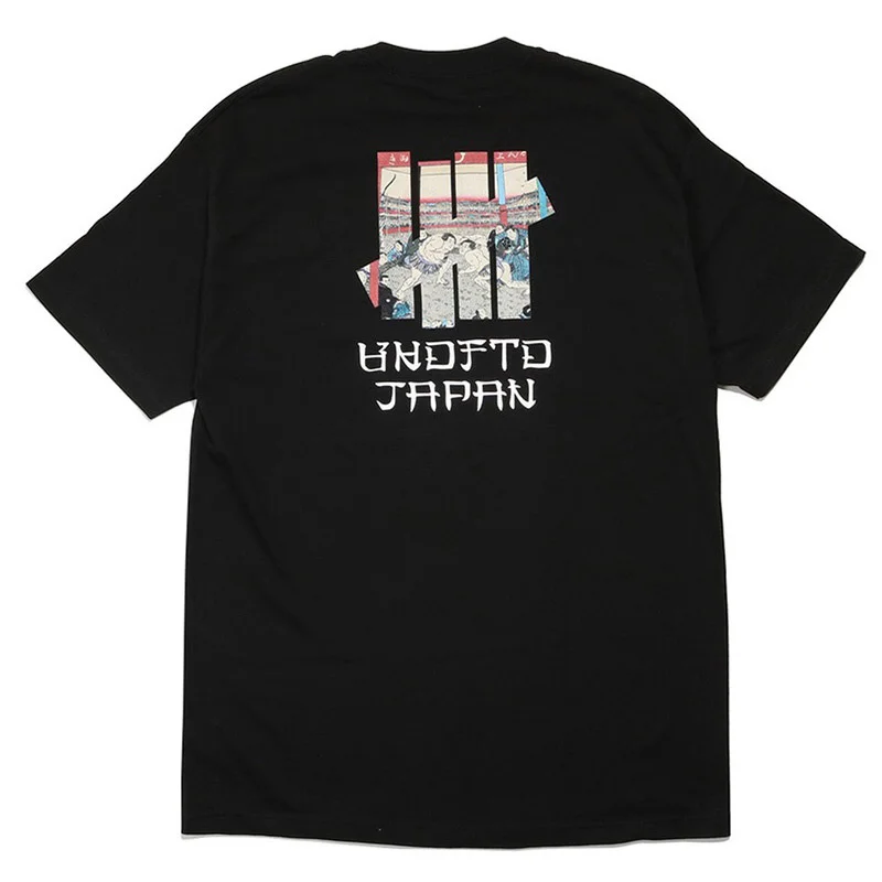 

Men Women Fashion five bar short sleeve collection men and women lovers loose casual printed T-shirt