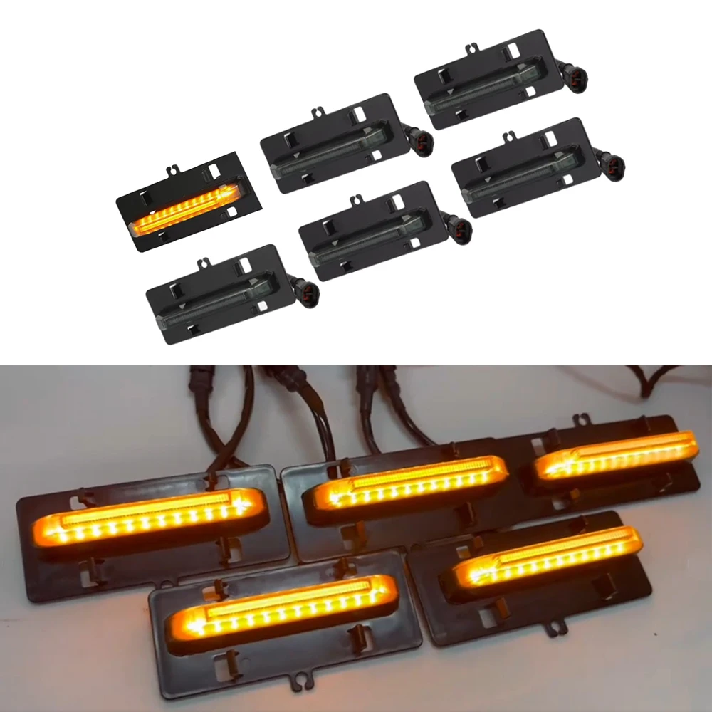 5X Передняя решетка для автомобиля фонарь Ford F150 XL XLT 2021-2023 защищенный от