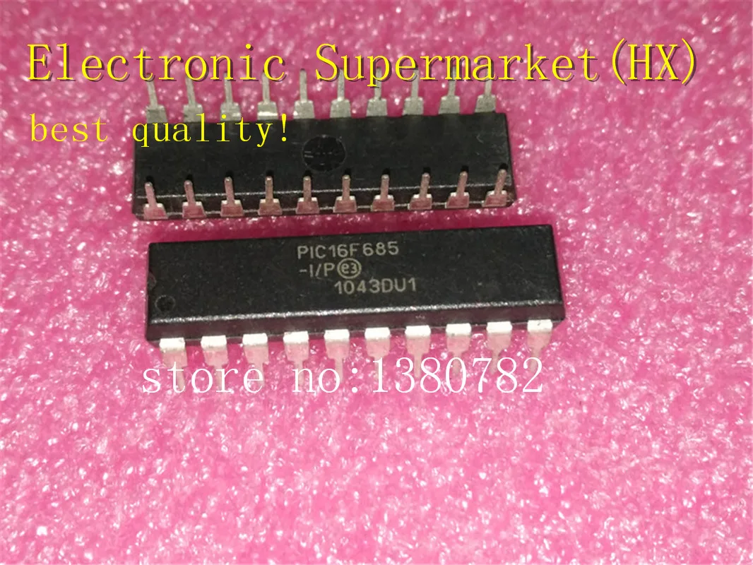 

50 шт./лот Φ/P PIC16F685 PIC16F685-I DIP-20 новая Оригинальная идентификация!