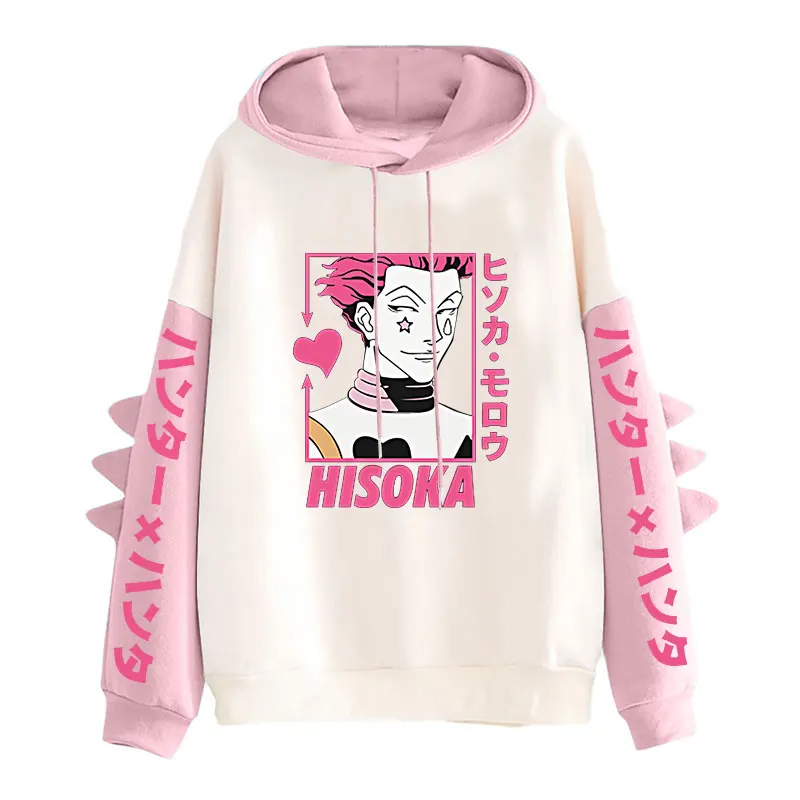 

2022 Janpanese Anime Hunter X Hunter Hisoka Hoodie men Dinosaur Harajuku Sweatshirts Kawaii streetwear HXH2