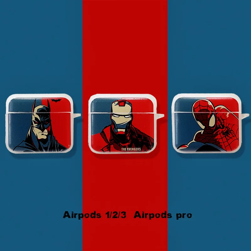 

Cartoon Superheroes AirPods 3 Case Apple AirPods 2 Case Cover AirPods Pro Case IPhone Earbuds Accessories AirPod Case Air Pods