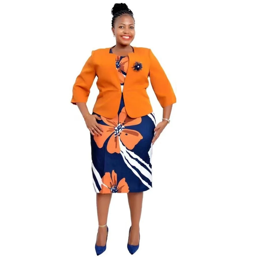 Размера плюс Модное Новое поступление африканские офисные женские пальто и