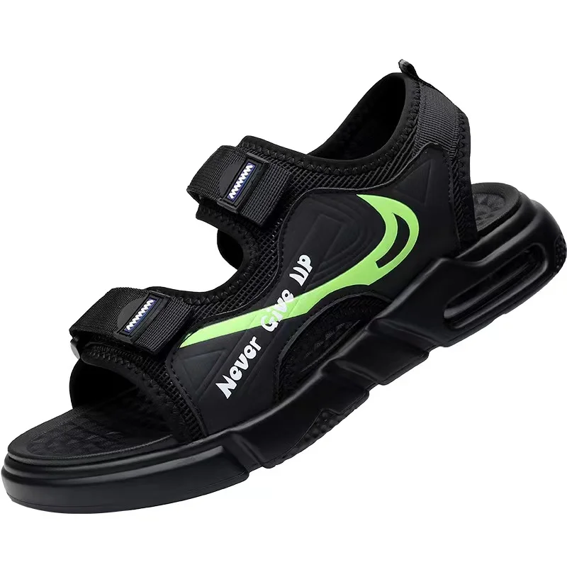 Summer Men Sandals Size 38-44 Leisure Beach Boys Shoes Comfortable Casual Non-slip Bottom Male Heightens waterproof Shoes