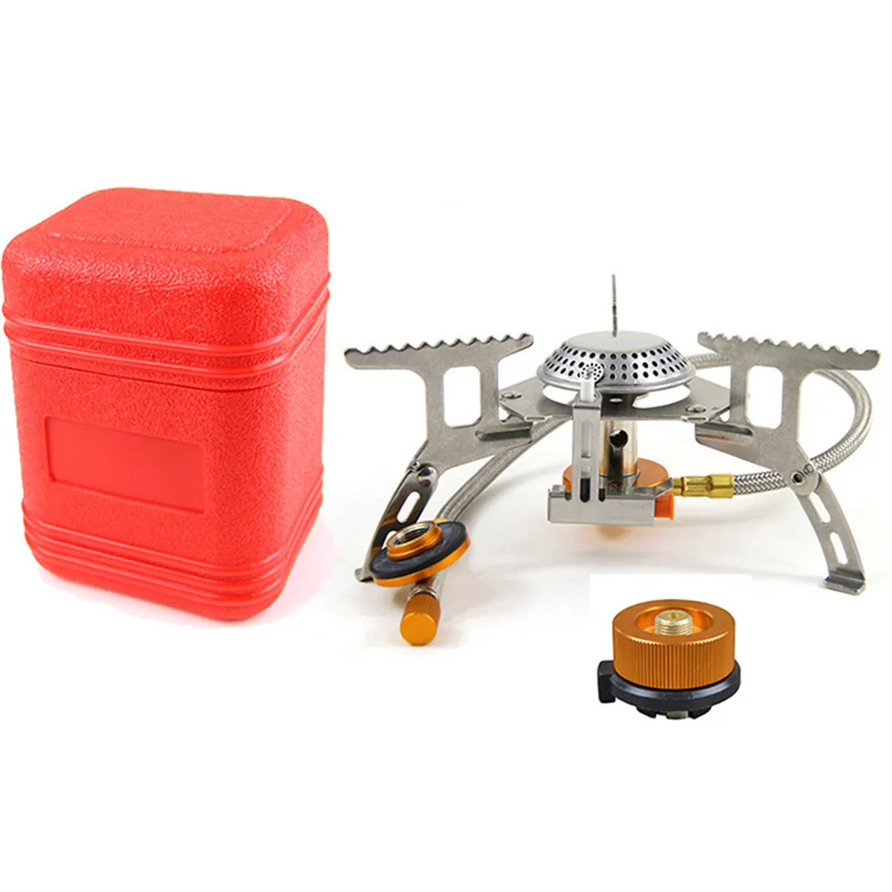 

Газовая плита для кемпинга, 2 шт./1 комплект, адаптер горелки, комплект для газовой плиты, туристическое Походное оборудование для пикника, ме...