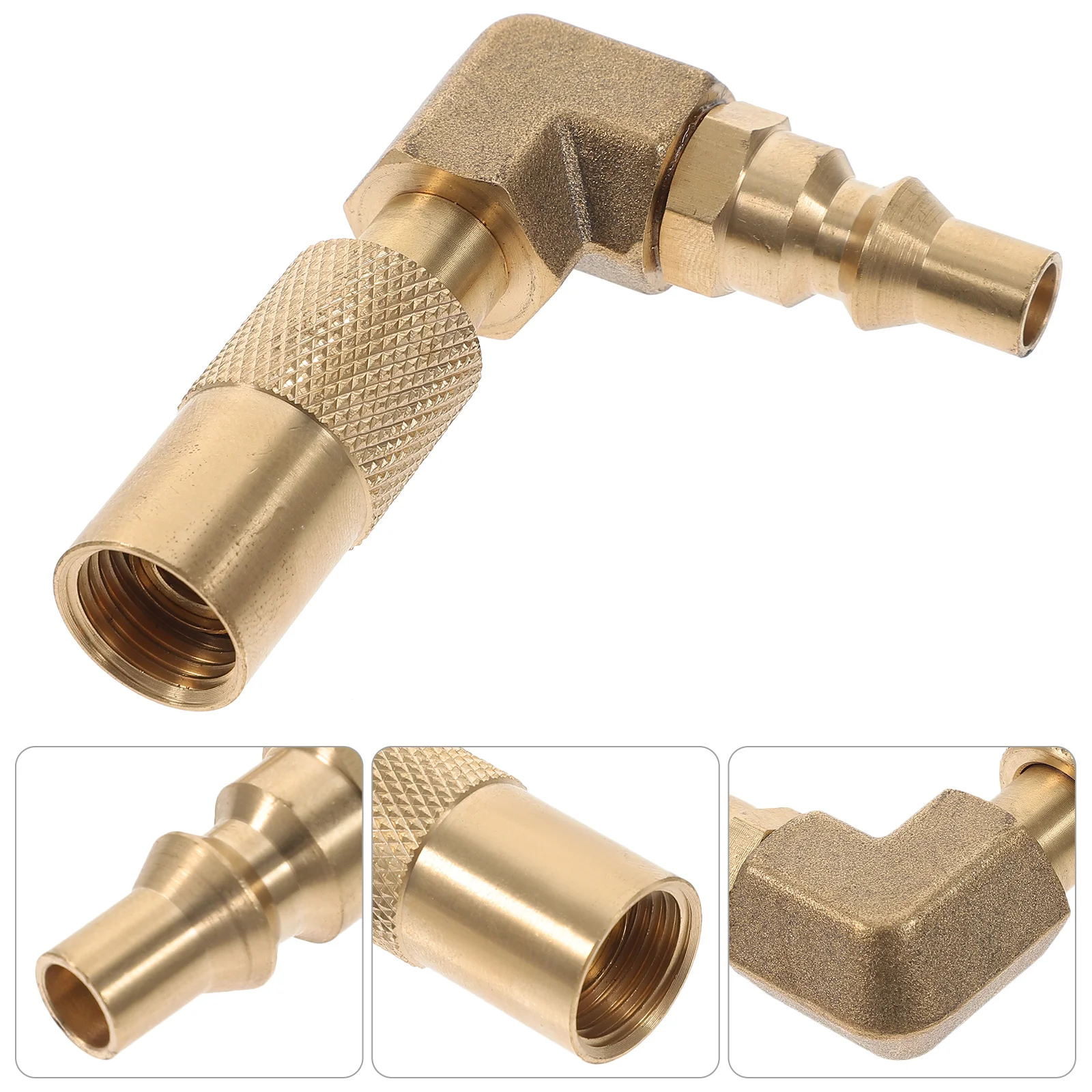 

RV Propane Hose Coupler RV 1/4 Propane Coupler 90 Degree Elbow Adapter Griddle Accessories