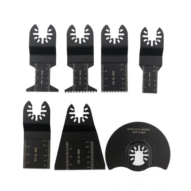 

7PCS Multi-Function Saw Blade Accessories Oscillating MultiTool Saw Blades for Renovator Power Wood Cutting Tool Bits Dropship