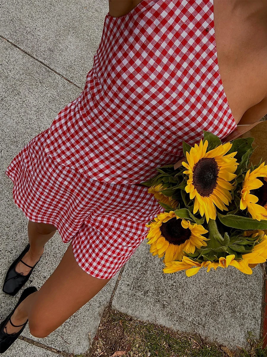 Женский костюм wsevypo из 2 предметов жилет и шорты летняя повседневная Уличная