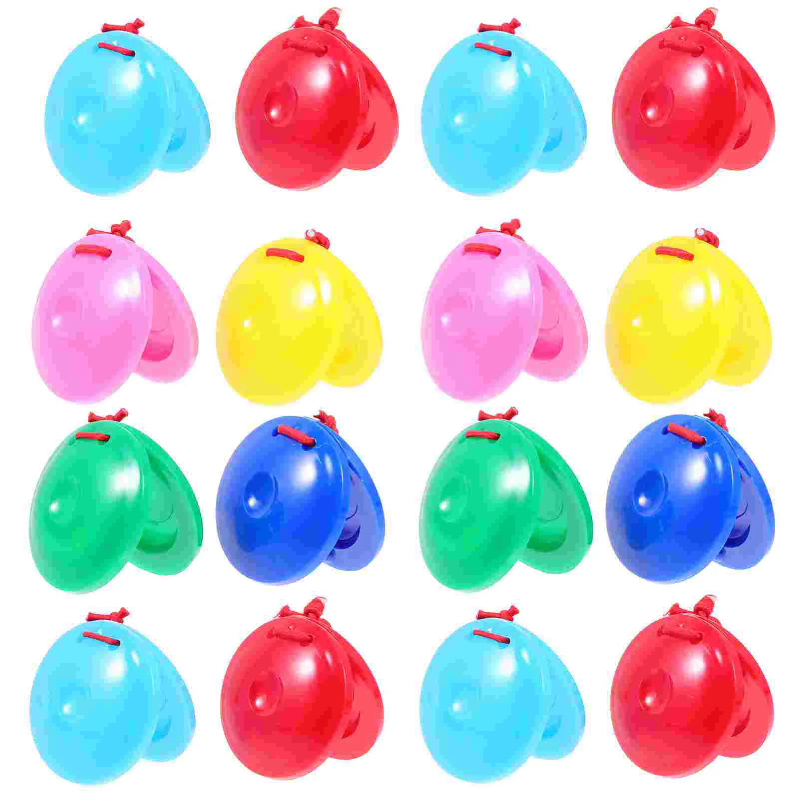 

24Pcs Kids Education Toys Plastic Castanets Percussion Instruments (Assorted Color)