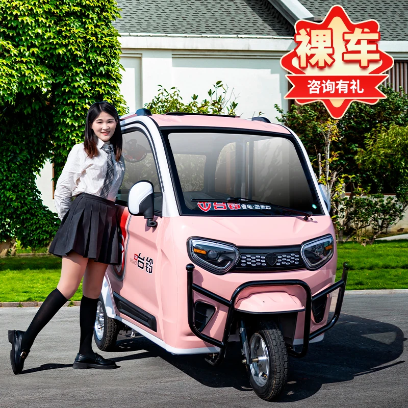 

Customized TAILG Electric Tricycle Household Small Old Adult Scooter Ladies Pick-up Children Fully Enclosed Battery Car