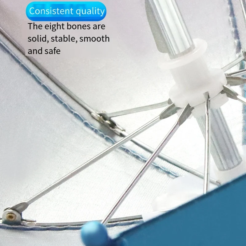 

1Set Universal Mini Umbrella Holder With Suction Cup Ties Mobile Phone Holder Polyester