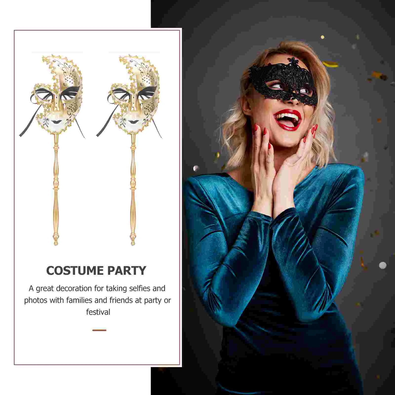 Венецианская маска простой дизайн маски для Хэллоуина Марди Гра маскарад на