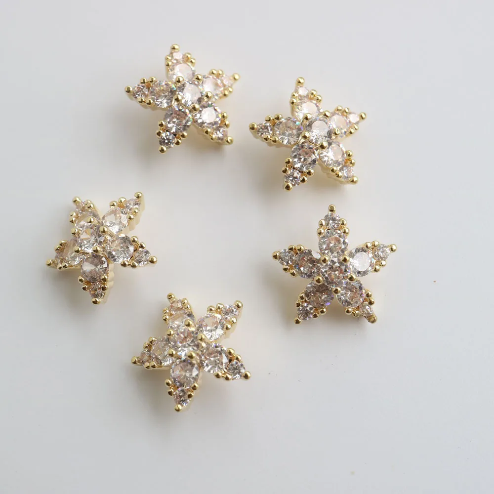 5pc/lot Luxury Rhinestone buttons Cubic zirconia button for Clothes Decorative CZ sewing cashmere Knit cardigan |