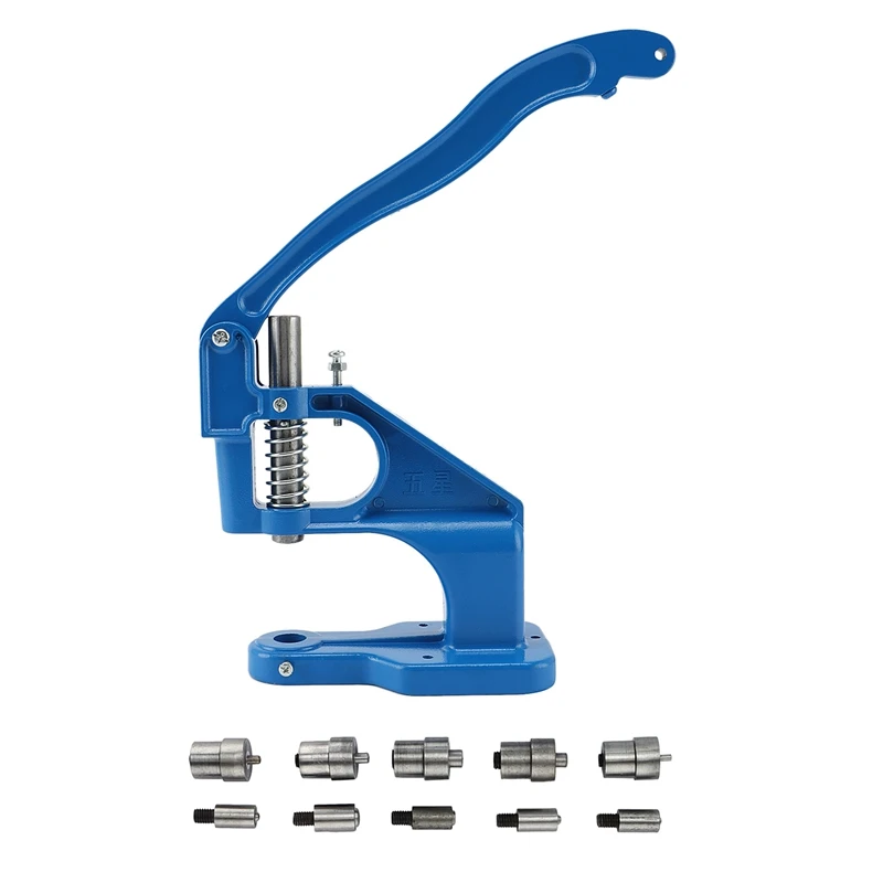

Hand Punch Press Machine For Eyelet Grommet Dies OR Double Cap Rivets Dies Mould Tool Snap Buttons Craft
