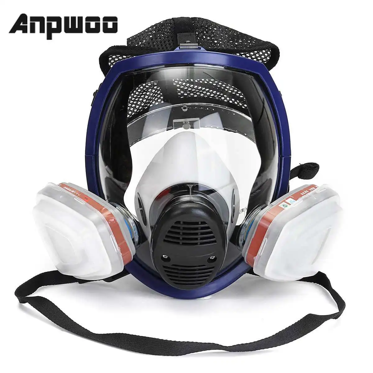 

Full Face Gas Mask For Face piece Respirator Painting Spraying Mask Chemical Laboratory Medical Safety Mask