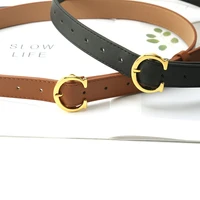 luxury brand belts for women high quality leather belt waist strap designer c buckle female ladies waistband all match jeans