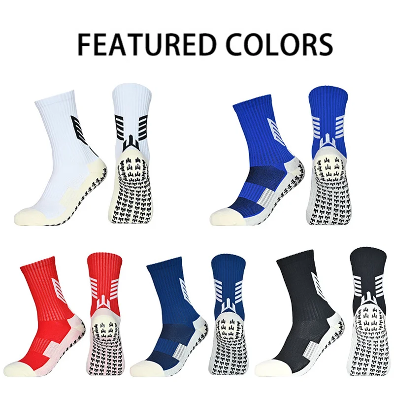 

Socks New Anti Slip Football Men Breathable Sports Soccer Socks Cycling Women 38-45