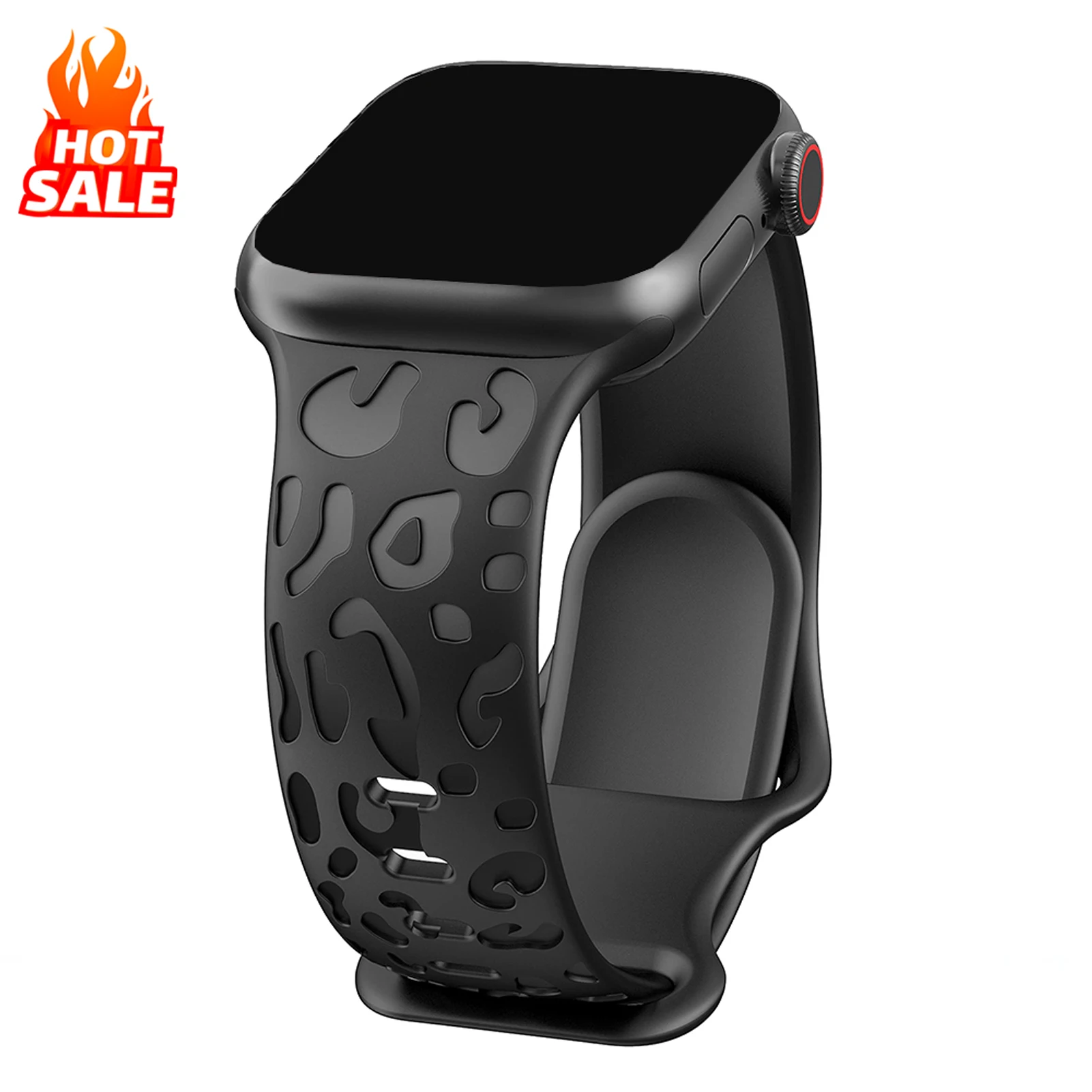 Силиконовый ремешок для Apple Watch Band 45 мм 44 42 41 40 49 38 браслет с гравировкой iwatch Series ultra